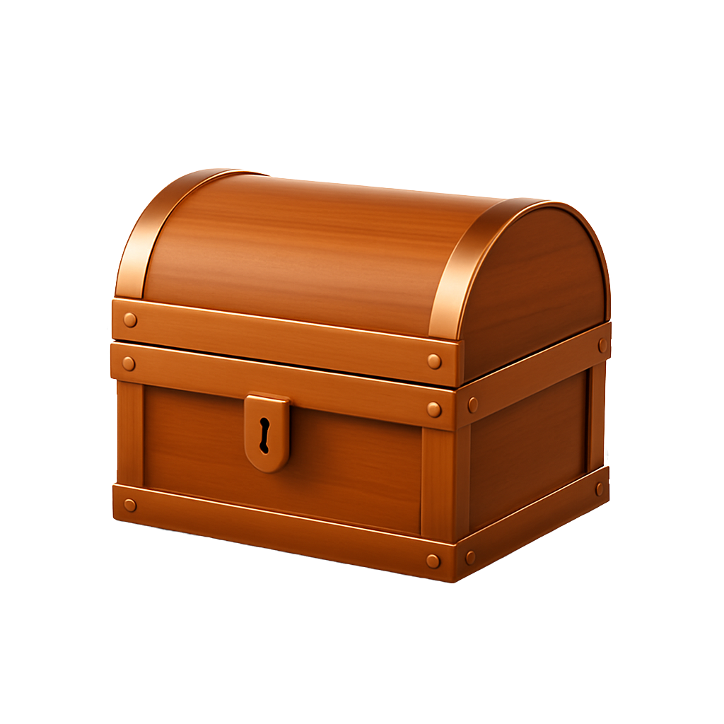 Closed treasure chest